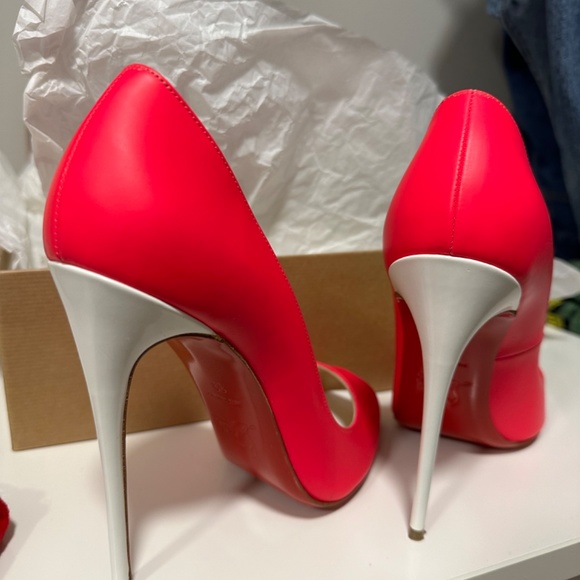 Christian Louboutin Youpi 120 - Fushia/White - Picture 10 of 10